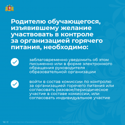 Родительский контроль за организацией горячего питания обучающихся 2